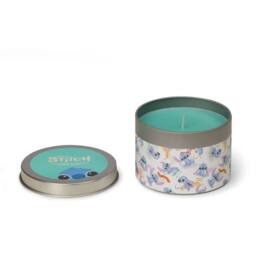 Disney Stitch Scented Tin Candle - Coral Flower & Pineapple in Aqua - Size: Medium