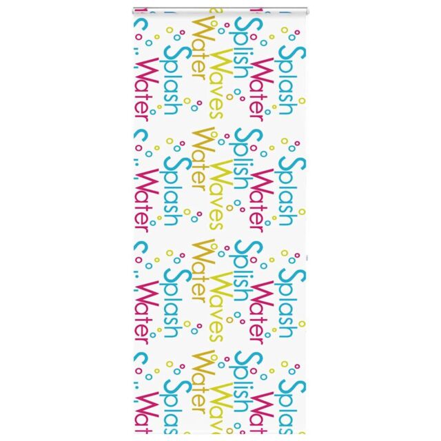 Berkfield Home Shower Roller Blind with Cassette 110x240 cm Fabric Width 106 cm in Black - image 1