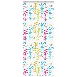 Berkfield Home Shower Roller Blind with Cassette 110x240 cm Fabric Width 106 cm in Black - thumbnail 1