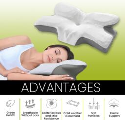 GAVENO CAVAILIA Re Active Orthopedic Pillow in White - thumbnail 3