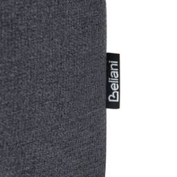 Wyld and Coco Storage Bench Grey Fabric with Lift-Up Top and Wooden Legs in Dark Grey - thumbnail 8