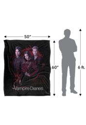 Warner Brothers Vampire Diaries Company of Three Silky Touch Super Soft Throw Blanket in White - thumbnail 5