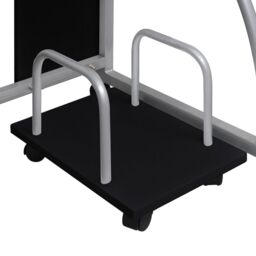 Berkfield Home Computer Desk Black 110x52x88.5 cm Engineered Wood - thumbnail 3