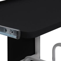 Berkfield Home Computer Desk Black 110x52x88.5 cm Engineered Wood - thumbnail 4