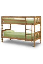 Julian Bowen Lincoln Single Pine Bunk Bed in Natural - thumbnail 2