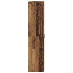 Berkfield Home Highboard Old Wood 45x42.5x185 cm Engineered Wood in Brown - thumbnail 7