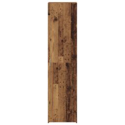Berkfield Home Highboard Old Wood 45x42.5x185 cm Engineered Wood in Brown - thumbnail 6