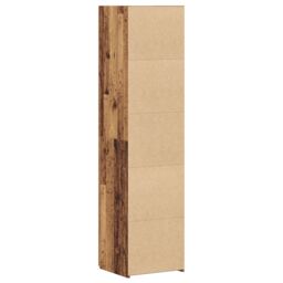 Berkfield Home Highboard Old Wood 45x42.5x185 cm Engineered Wood in Brown - thumbnail 8