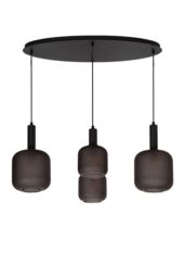Lucide 'ELOISE' Dimmable Adjustable Indoor Stylish Modern Pendant Light 4xE27 in Black - thumbnail 2