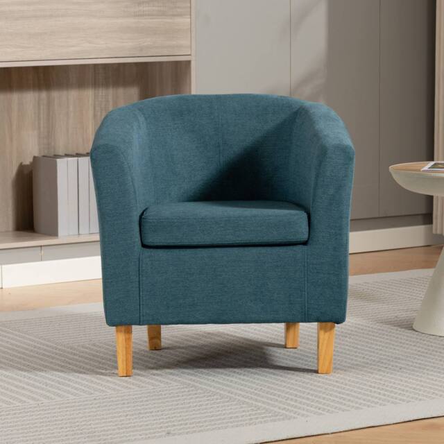 Artemis Home Millie Fabric Accent Chair in Teal - Size: 1 Pack - image 1