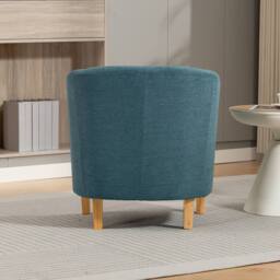 Artemis Home Millie Fabric Accent Chair in Teal - Size: 1 Pack - thumbnail 5