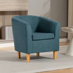 Artemis Home Millie Fabric Accent Chair in Teal - Size: 1 Pack - thumbnail 2