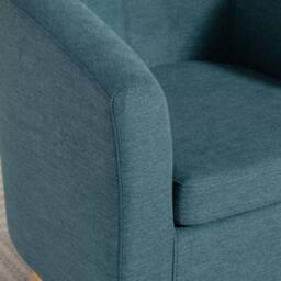 Artemis Home Millie Fabric Accent Chair in Teal - Size: 1 Pack - thumbnail 3