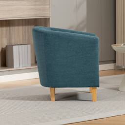 Artemis Home Millie Fabric Accent Chair in Teal - Size: 1 Pack - thumbnail 4
