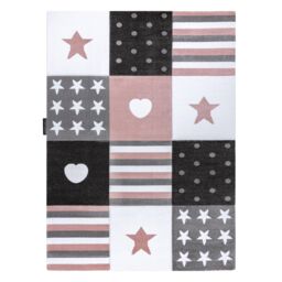 RugsX Petit Rug in Pink - Size: 160 cm x 220 cm - thumbnail 2