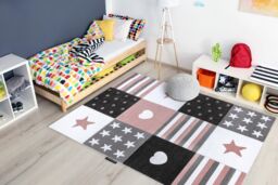 RugsX Petit Rug in Pink - Size: 160 cm x 220 cm - thumbnail 4