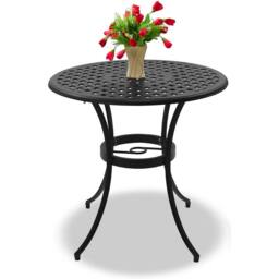 Centurion Supports PREGO Black Garden & Patio Cast Aluminium Bistro Table - thumbnail 1