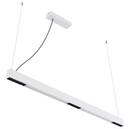 Netlighting Hodari Bar Pendant White Glass LED Dimmable 3000-6000K Remote - thumbnail 2