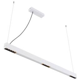 Netlighting Hodari Bar Pendant White Glass LED Dimmable 3000-6000K Remote - thumbnail 6