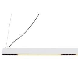 Netlighting Hodari Bar Pendant White Glass LED Dimmable 3000-6000K Remote - thumbnail 3