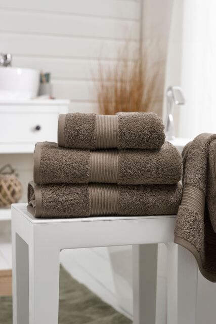 Deyongs Bliss Pima Supersoft Fluffy Cotton 650gsm Towels in Walnut - image 1