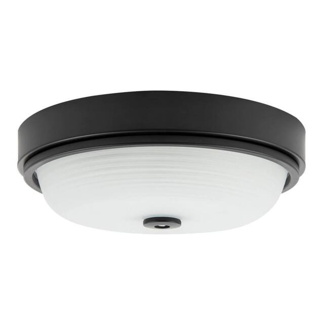 Happy Homewares Sensor IP44 Bathroom Ceiling Light Fitting with Multi Functions in Black - image 1