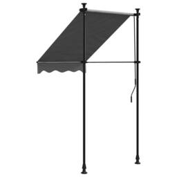 Berkfield Home Retractable Awning Anthracite 100x150 cm Fabric & Steel - thumbnail 5