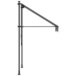 Berkfield Home Retractable Awning Anthracite 100x150 cm Fabric & Steel - thumbnail 4