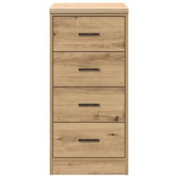 Berkfield Home Garage Storage Cabinet Artisan Oak 40x51x85 cm Solid Wood Pine in Brown - Size: 40 x 51 x 85 cm - thumbnail 6