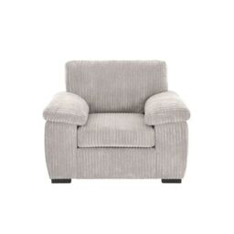 SquareBoxx Capri Jumbo Cord Fabric Sofa in Cream - thumbnail 2