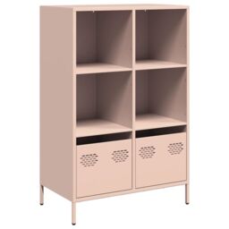 Berkfield Home Highboard¬†Pink 68x39x103.5 cm Steel in Pink - thumbnail 2