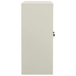 Berkfield Home Office Cabinet Light Grey 90x40x90 cm Steel - Size: 90 x 40 x 90 cm - thumbnail 3