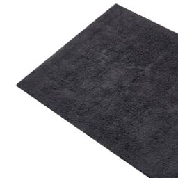 Wyld and Coco Thick Black Cotton Bath Mat 60 x 90 cm - Size: 1600mm x 900mm - thumbnail 3