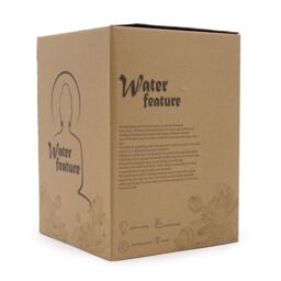 KDMD Tabletop Water Feature - 30cm - Golden Buddha & Vitarka Mudra in Gold - thumbnail 2