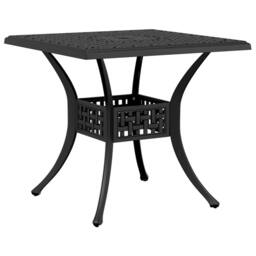 Berkfield Home 5 Piece Garden Dining Set Black Cast Aluminium - thumbnail 3