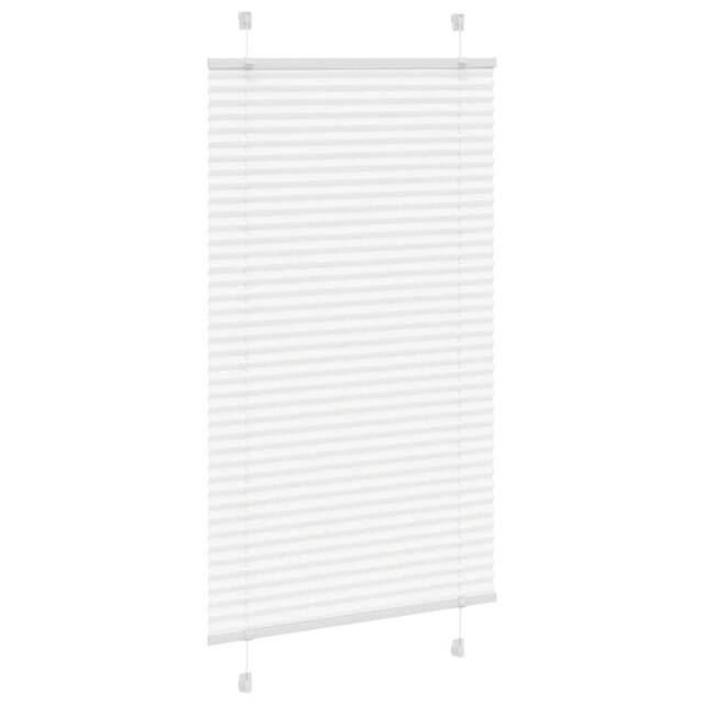 Berkfield Home Pleated Blind White 70x150 cm Fabric Width 69.4 cm Polyester - image 1