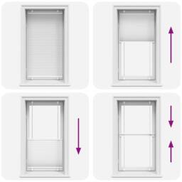 Berkfield Home Pleated Blind White 70x150 cm Fabric Width 69.4 cm Polyester - thumbnail 7
