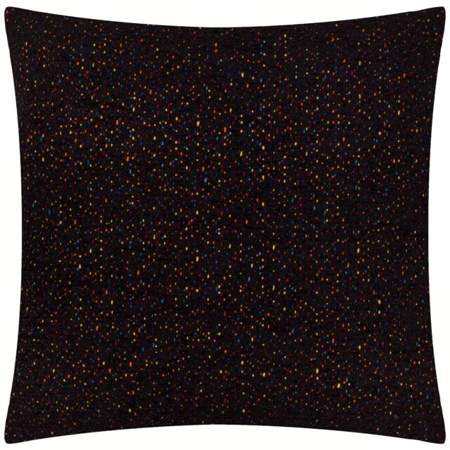 Furn Hali Boucle Textured Polyester Filled Cushion in Black - Size: 45 cm x 45 cm - image 1