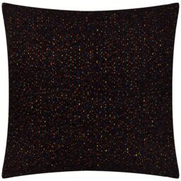 Furn Hali Boucle Textured Polyester Filled Cushion in Black - Size: 45 cm x 45 cm - thumbnail 1