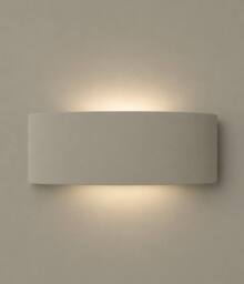 ValueLights Vincent Curved Ceramic Up/Down Flush Wall Sconce Light in Dark Green - thumbnail 2