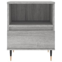 Berkfield Home Bedside Cabinet Grey Sonoma 40x35x50 cm Engineered Wood - Size: 40 x 35 x 50 cm - thumbnail 5