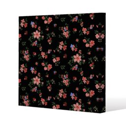 Benjamin Tate Design Beautiful Pink Flowers (Canvas Print) / 101 x 101 x 4cm in Natural - Size: 101 x 101 x 4 cm - thumbnail 1