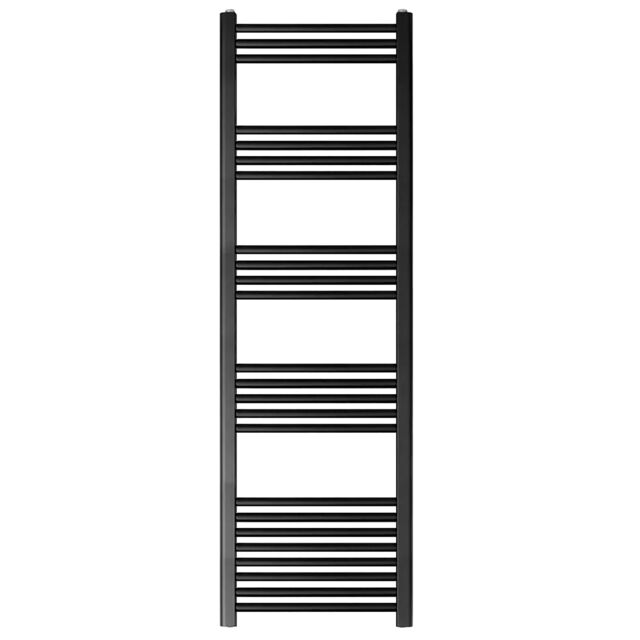 Balterley Straight Heated Towel Rail Radiator, 906W, 500 x 1600mm, Matt Black