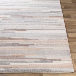Livabliss Roma-Modern Grey Brown White Living Dining Bedroom Rug in Mid Grey - Size: 200 cm x 275 cm - thumbnail 5