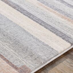 Livabliss Roma-Modern Grey Brown White Living Dining Bedroom Rug in Mid Grey - Size: 200 cm x 275 cm - thumbnail 3