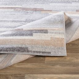 Livabliss Roma-Modern Grey Brown White Living Dining Bedroom Rug in Mid Grey - Size: 200 cm x 275 cm - thumbnail 4