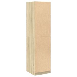 Berkfield Home Wardrobe Sonoma Oak 50x50x200 cm Engineered Wood in Brown - Size: 50 x 50 x 200 cm - thumbnail 6