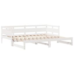 Berkfield Home Daybed with Trundle & Drawers without Mattress White 80x200 cm - thumbnail 5