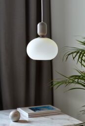 Nordlux Modern Indoor Pendant Light Grey Glass E27 Hand Blown Glass - Mains Powered, IP20 - thumbnail 6