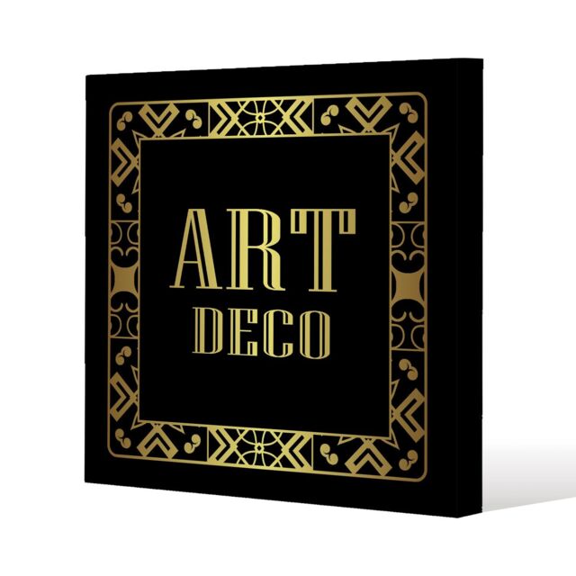 Benjamin Tate Design Art Deco (Canvas Print) / 46 x 46 x 4cm in Natural - Size: 46 x 46 x 4 cm - image 1